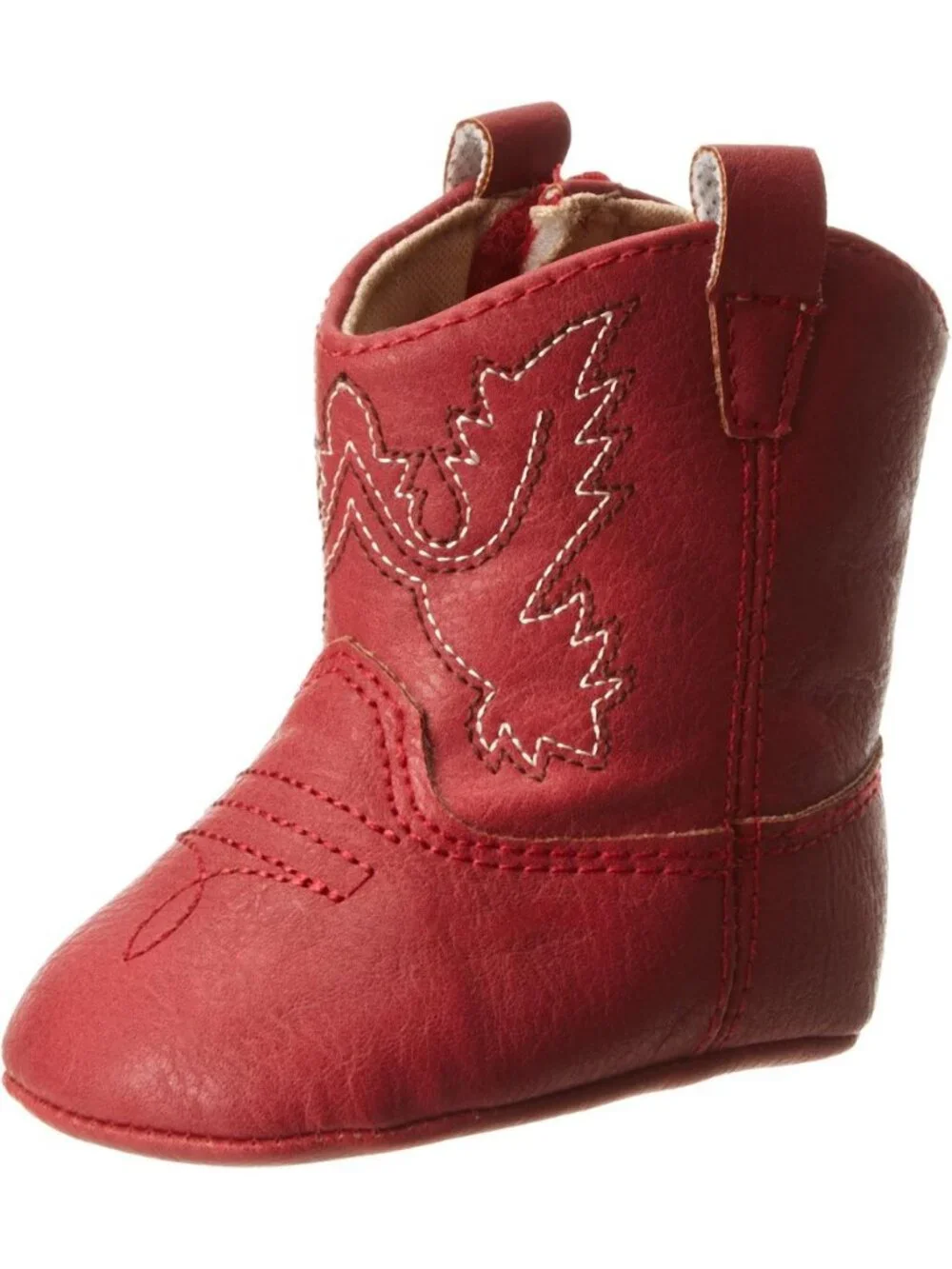 Soft Sole Faux Leather Western Boots for Infants | Non-Slip Baby First Steps